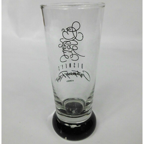Walt Disney World Parks Contemporary Resort Shot Glass Mickey Sketch Black 4.25" - Picture 2 of 4
